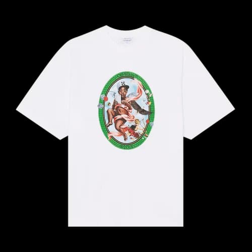 Off-White Fresco Oval Skate Short-Sleeve Tee 'White/Black'