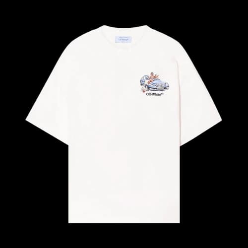 OFF-WHITE Fresco Arrow Skate T-shirt White