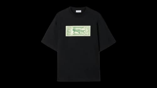 OFF-WHITE Banknote Arrow Skate S/S Tee Black