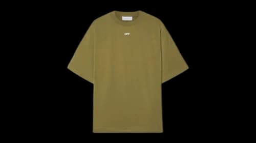 OFF-WHITE Off Stamp Skate S/S Tee Green