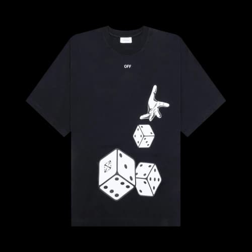 Off-White Dices Skate Tee 'Black/White'