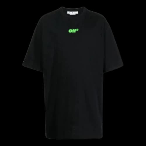 Off-White Logo Print Short Sleeve Tee 'Black'