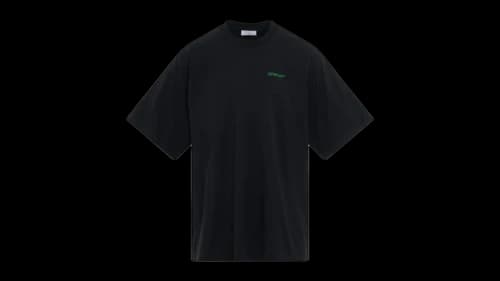 OFF-WHITE Moon Tab Oversized Fit T-Shirt Black