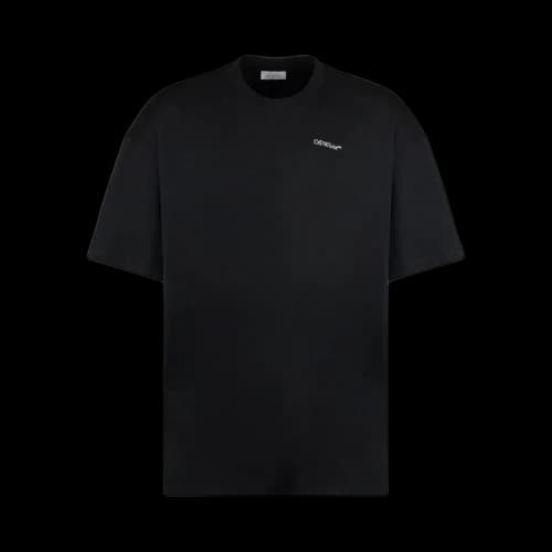 Off-White 3D Logo Over Short-Sleeve Tee 'Black/White'