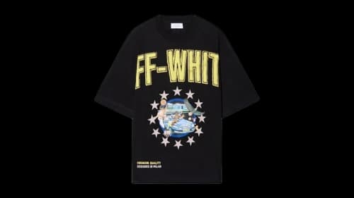 OFF-WHITE Fresco Star Over S/S Tee Black