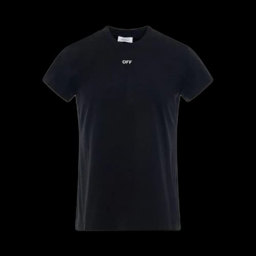OFF-WHITE Off Stamp Shaped T-shirt Black/White