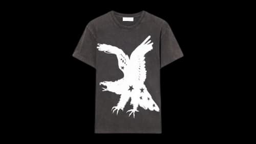 OFF-WHITE Eagle 90's T-shirt Vintage Black/White