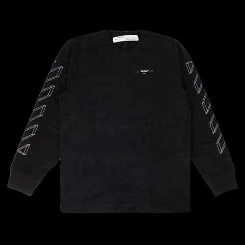 Off-White 3D Line Long-Sleeve T-Shirt 'Black'