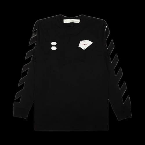 Off-White Diag Hand Card T-Shirt 'Black'