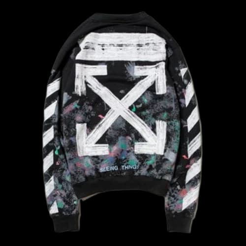 Off-White Fireworks Arrows Sketch Long Sleeve