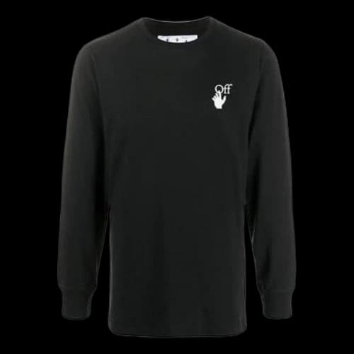 Off-White FW20 Pascal Arrow Sports Sweat Shirt Men's Black
