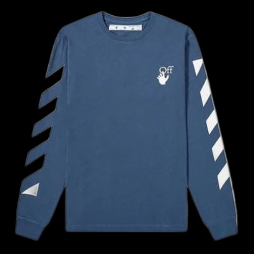 Off-White Arrow Printing Long Sleeves Blue