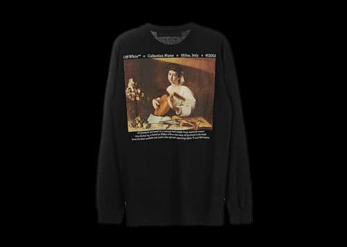 OFF-WHITE Caravaggio Lute L/S T-Shirt Black/Multi
