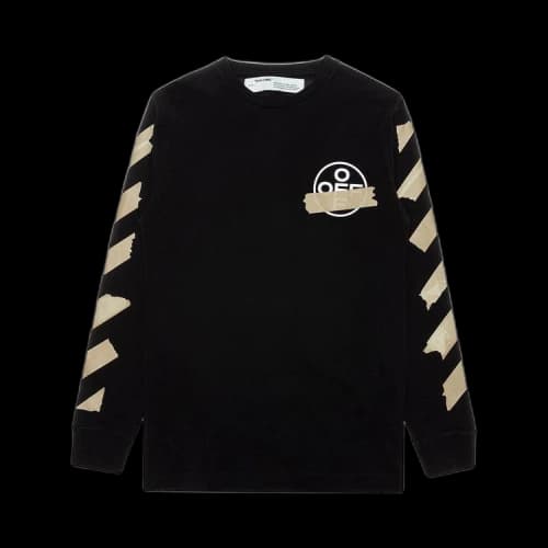 Off-White Tape Arrows Long Sleeve T-Shirt 'Black'
