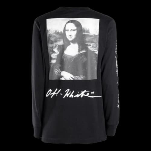 Off-White SS19 Mens Logo Long Sleeve Mona Lisa