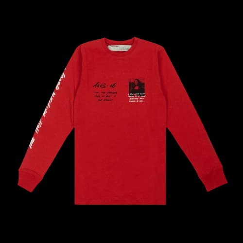 Off-White SS19 Mens Logo Long Sleeve Mona Lisa