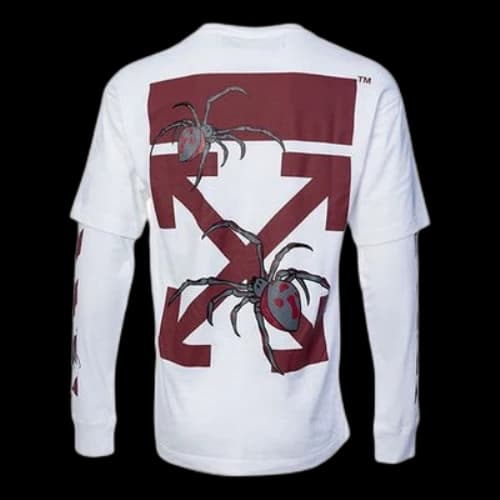 Off-White Printing Arrow Long Sleeves Loose Fit White