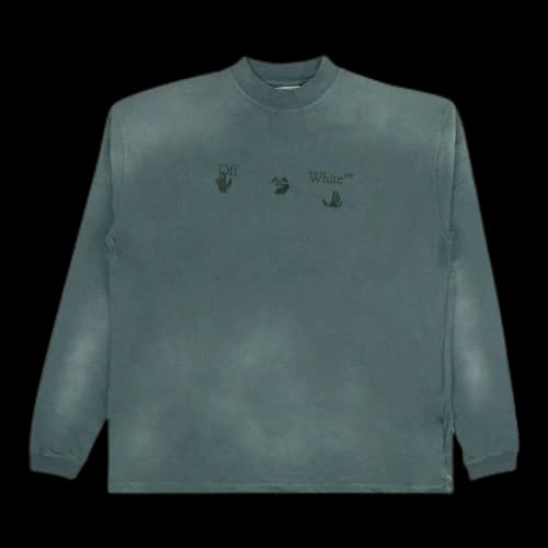 Off-White Vintage Mockneck T-Shirt 'Blue'