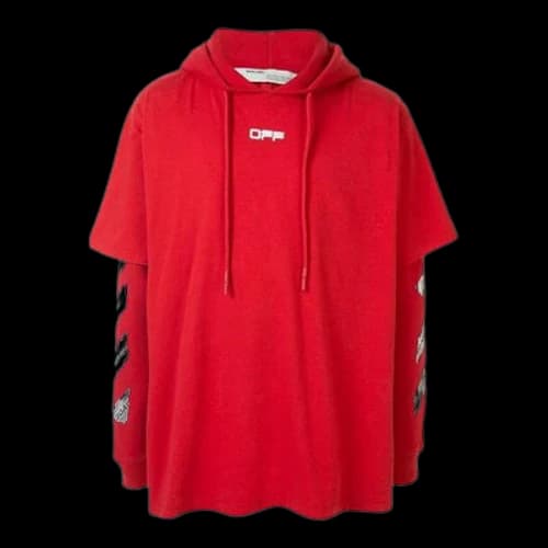 Off-White Mens SS20 Airport Tape Douple Cotton