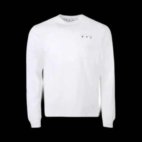 Off-White Caravaggio Paint Skate Long-Sleeve Tee 'White/Black'