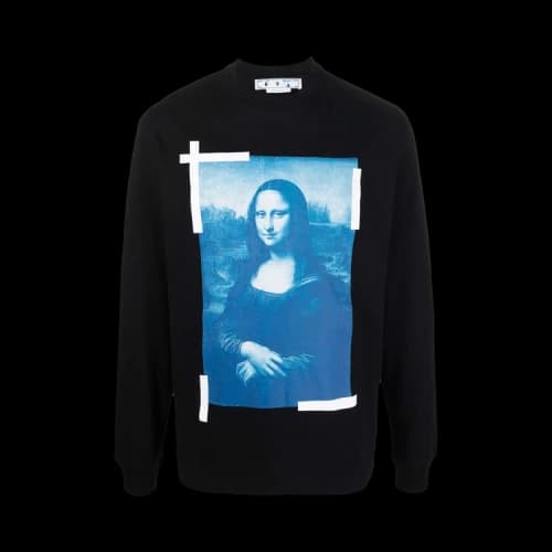 Off-White Monalisa Skate Long-Sleeve Tee 'Black'
