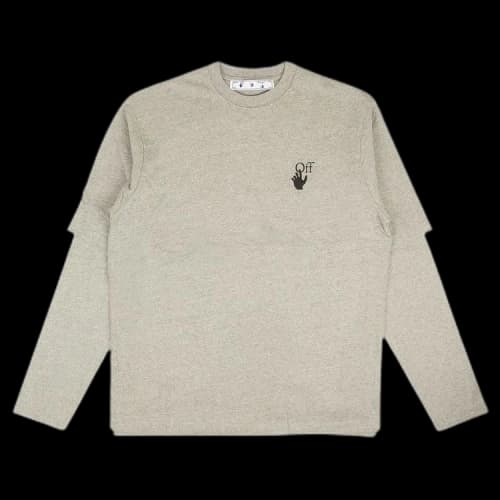 Off-White Degrade Double T-Shirt 'Grey'