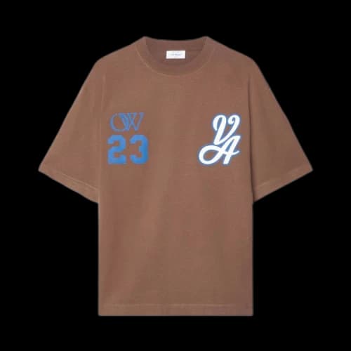 Off-White 23 Varsity Skate Long-Sleeve Tee 'Rain Drum'