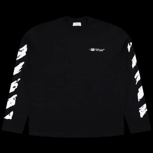 Off-White Ink Arrow 90s Skate Long-Sleeve Tee 'Black/White'