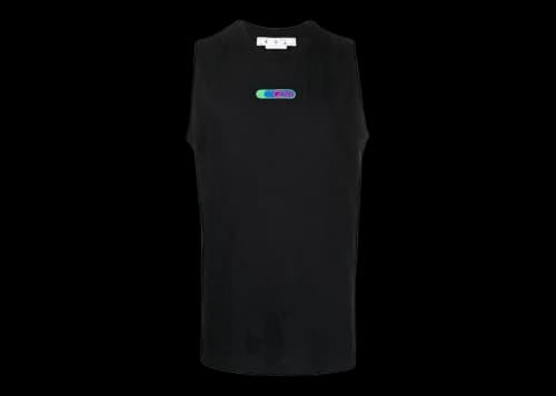 OFF-WHITE Weed Arrows Sleeveless T-Shirt Black/Multi