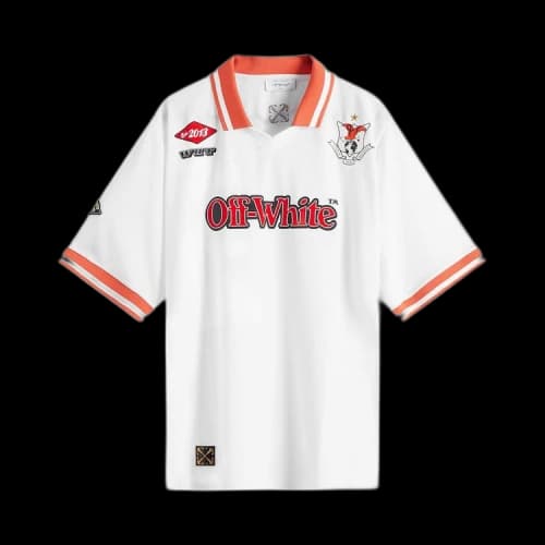 Off-White Eagle Soccer T-Shirt 'White/Red'