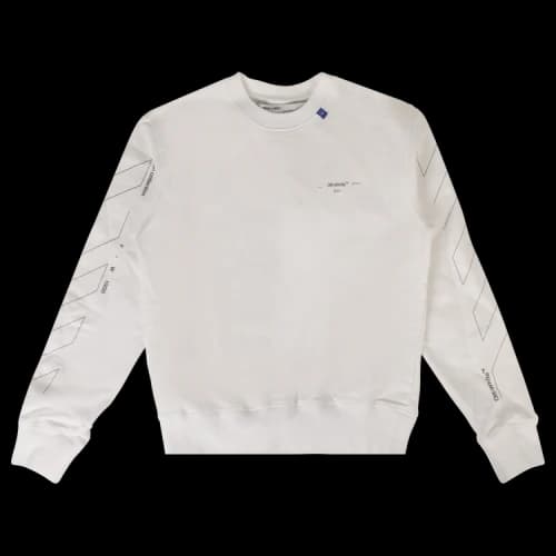 Off-White Unfinished 3M Arrow Crew Neck Sweater
