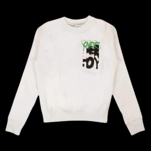 Off-White Graphic Print Sweater 'White'