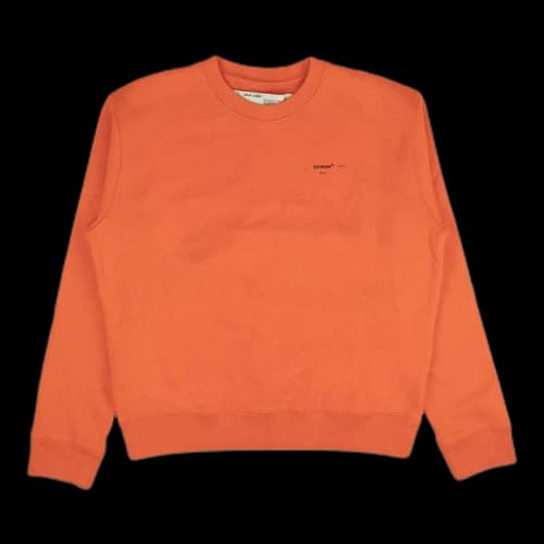 Off-White Logo Crewneck Sweatshirt 'Orange'