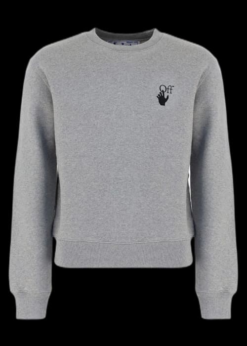 OFF-WHITE Degrade Arrows Crewneck Grey/Black