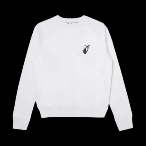 Off-White Caravaggio Lute Slim Crewneck 'White'