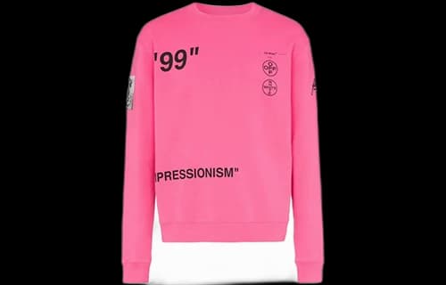 Off-White SS19 Impressionism Cotton Sweatshirt