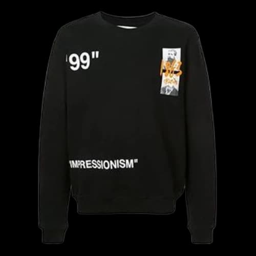 Off-White SS19 99 Impressionism Round Neck Sweater