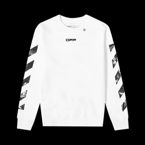 Off-White Caravaggio Square Slim Crewneck 'White'