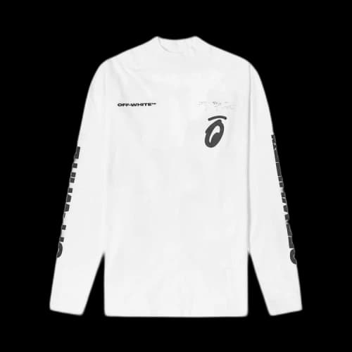 Off-White Splitted Arrows Over Crewneck 'White / Black'