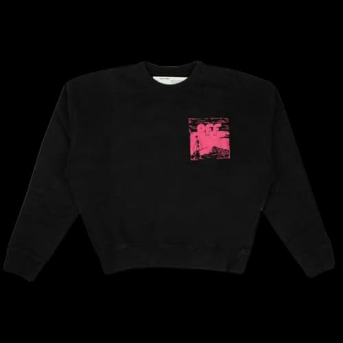 Off-White Graphic Print Sweatshirt 'Black'