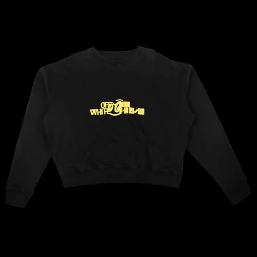 Off-White Graphic Print Sweatshirt 'Black'