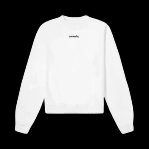 Off-White Marker Over Crewneck 'White/Blue'
