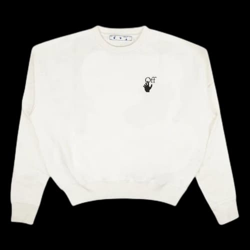 Off-White Bubble Arrow Over Crewneck 'White'