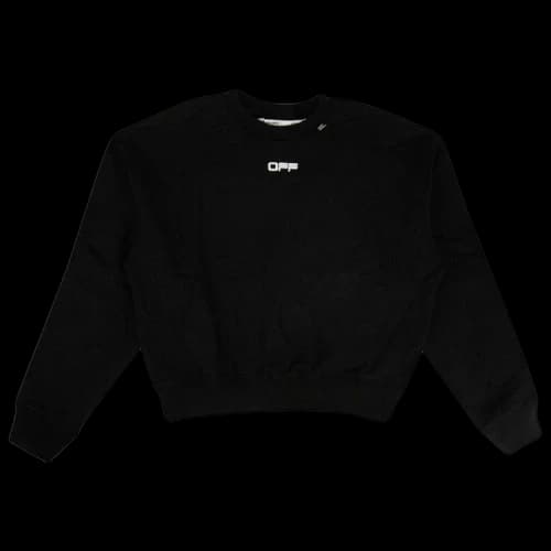 Off-White Wavy Line Crewneck Sweatshirt 'Black'