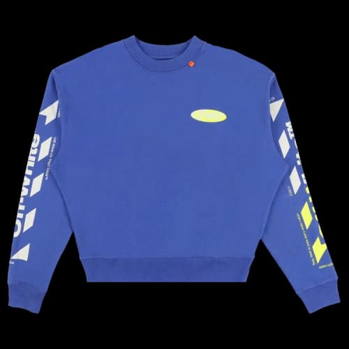 Off-White SS19 Diagonals Crew Neck Sweater