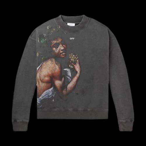 OFF-WHITE Bacchus Cotton Sweatshirt Brown/Print