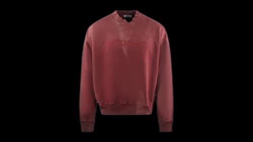 OFF-WHITE Laundry Skate Fit Sweatshirt Red