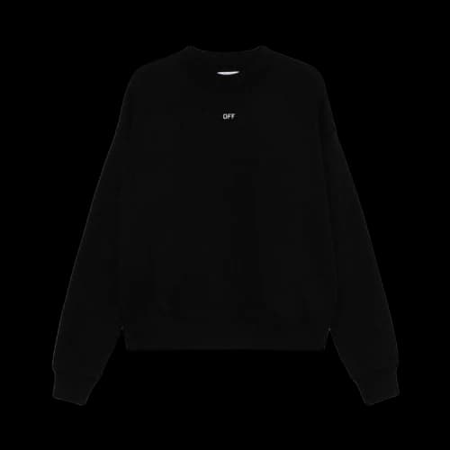 OFF-WHITE Vibe Arrow Skate Crewneck Sweatshirt Black/AQ