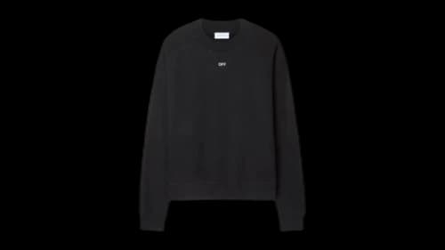 OFF-WHITE Vibe Arrow Skate Crewneck Black