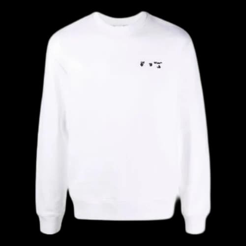 Off-White SS22 Solid Color Logo Printing Round Neck Version White